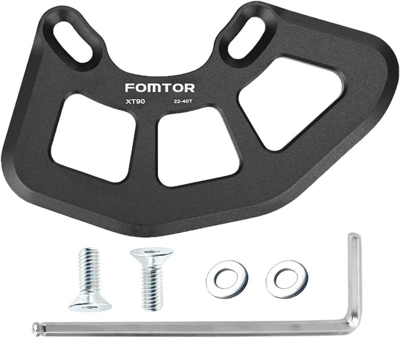 FOMTOR Chain Guide Mountain Bike, Bicycle Direct Mount Chainring Guard MTB Road Bike Chain Protector 7075 Alloy Aluminum for BMX, Fixie (22-40T) - Image 1